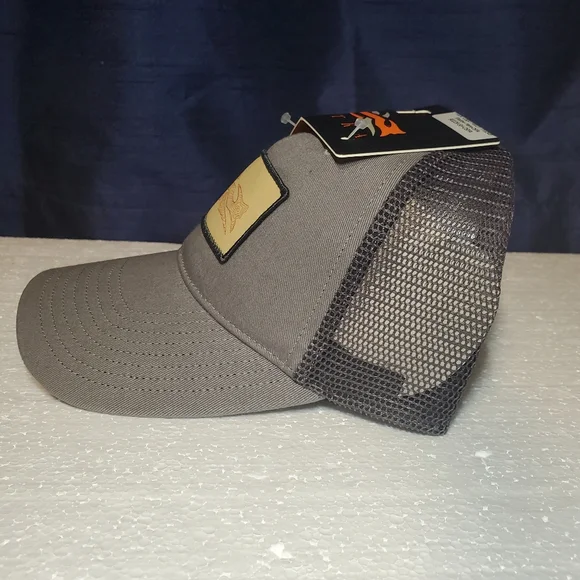 NEW Sitka Gray Meshback Snapback Topo Logo Patch Trucker Hat - Picture 3 of 5
